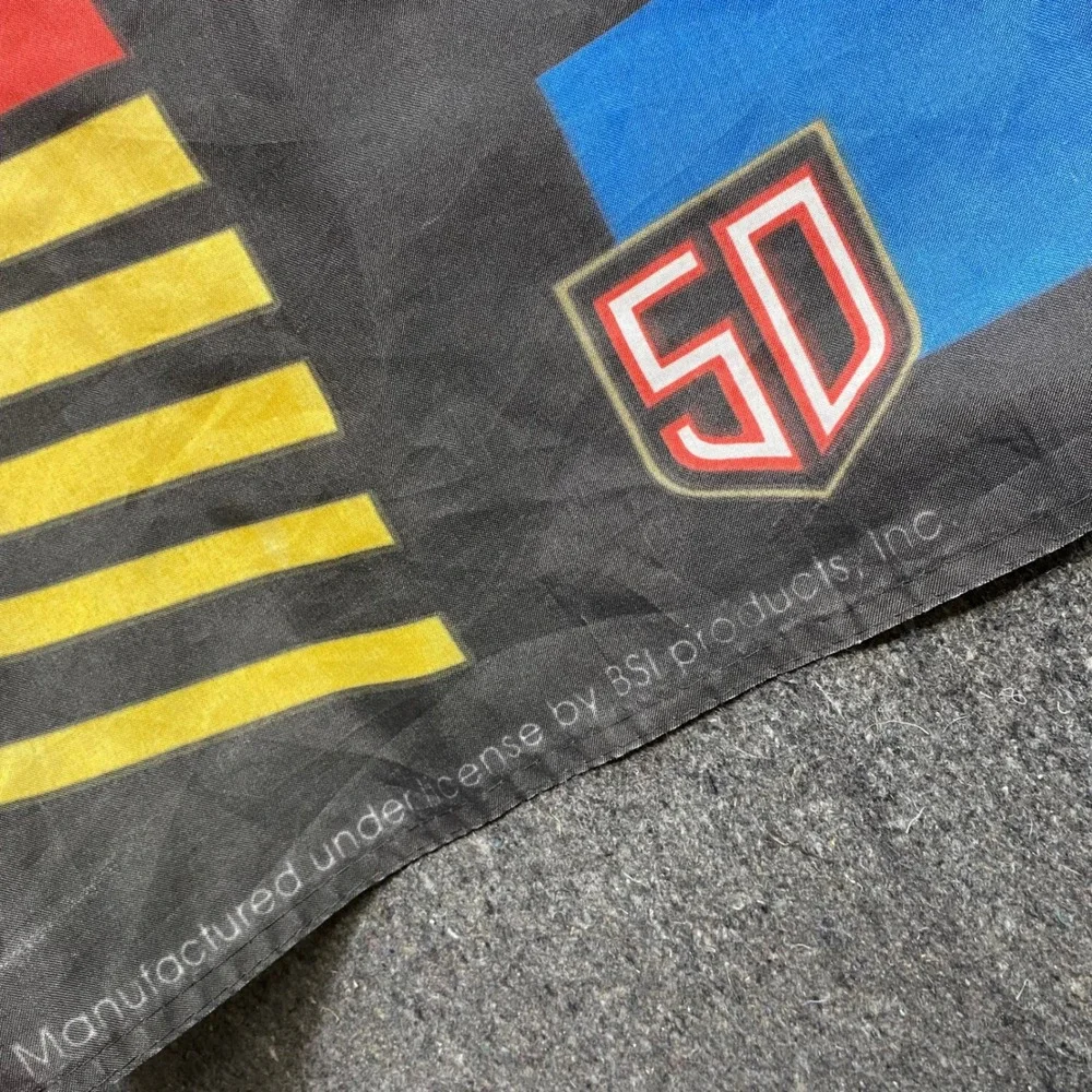 NASCAR Flag 50th Anniversary 1948-1998 Blue Vintage Racing Garage Banner